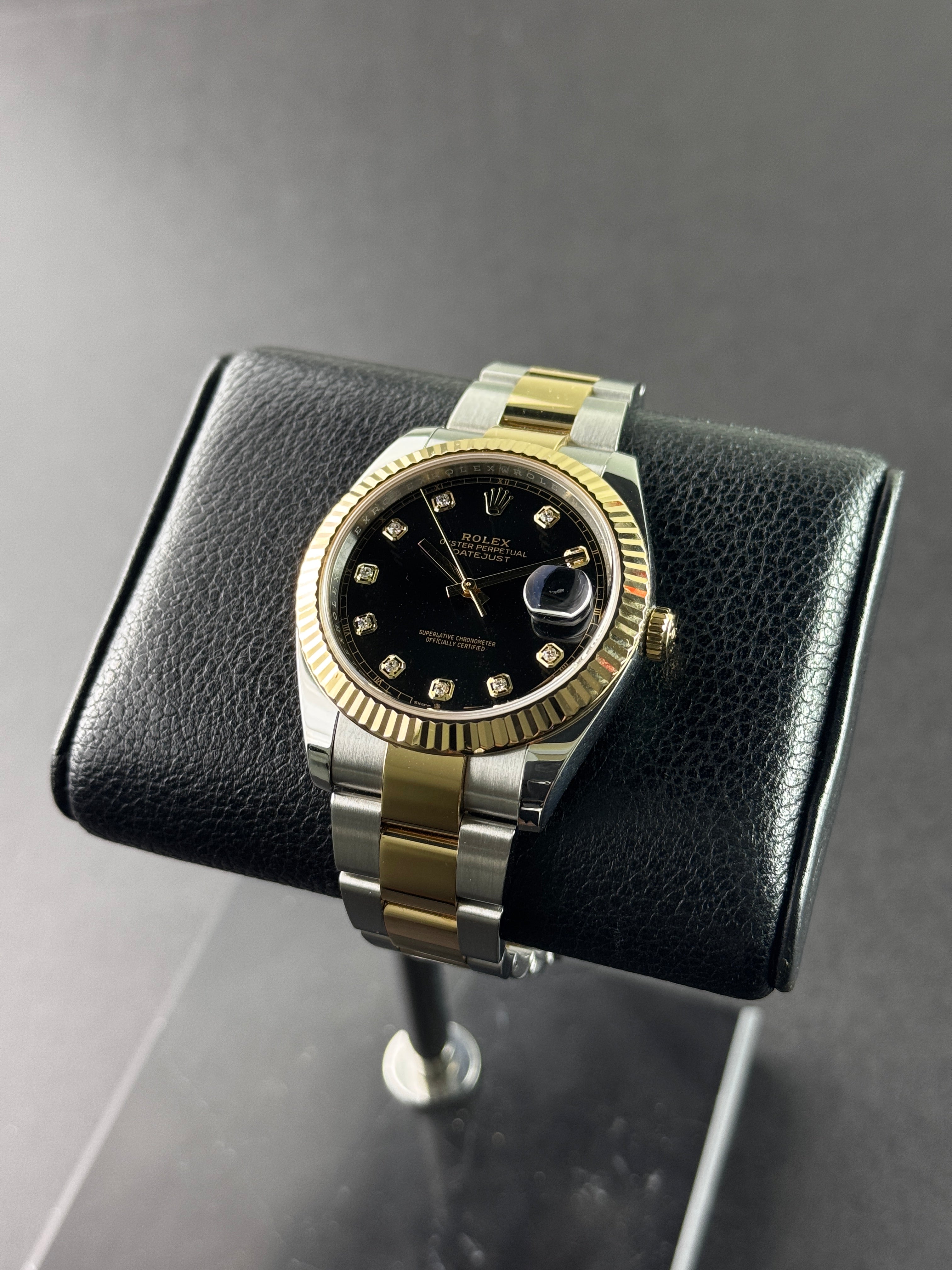 Rolex Datejust 41 Black Diamond Dial