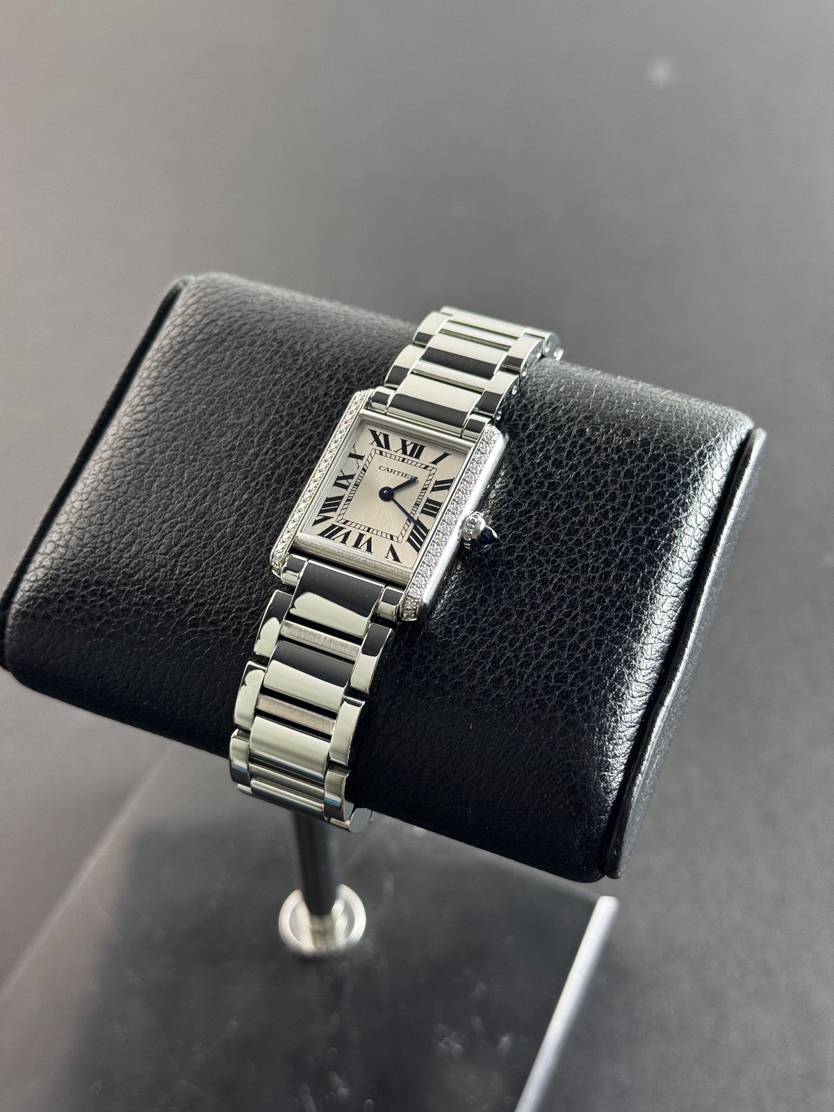 Cartier Tank Medium Diamond Bezel