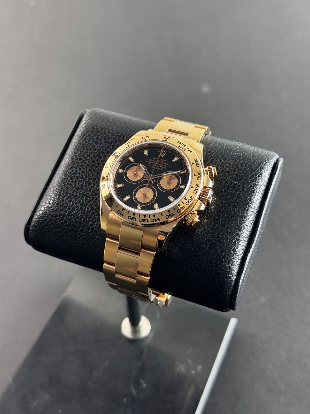 Rolex Daytona Rose Gold Black Dial