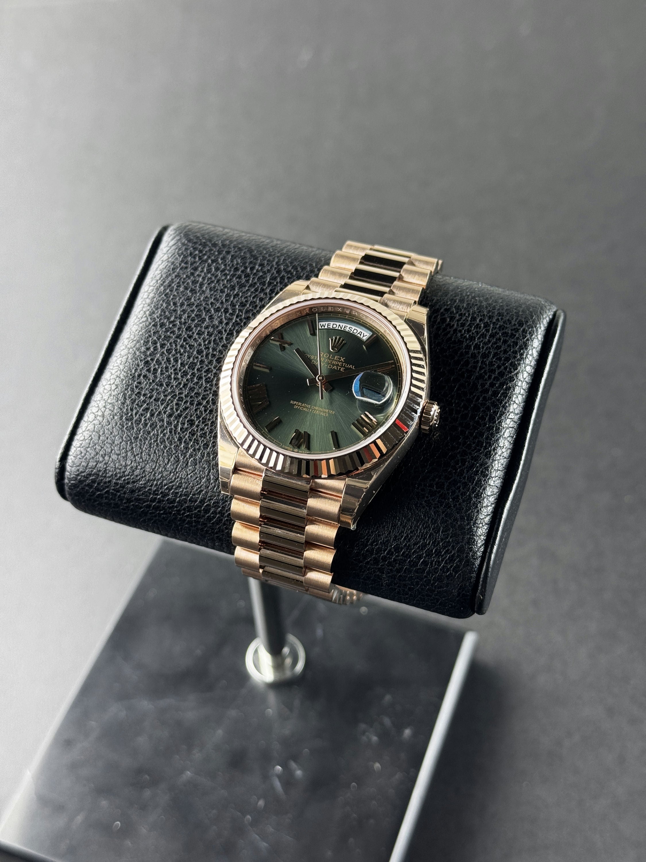 Rolex Day-Date 40 Olive stickered