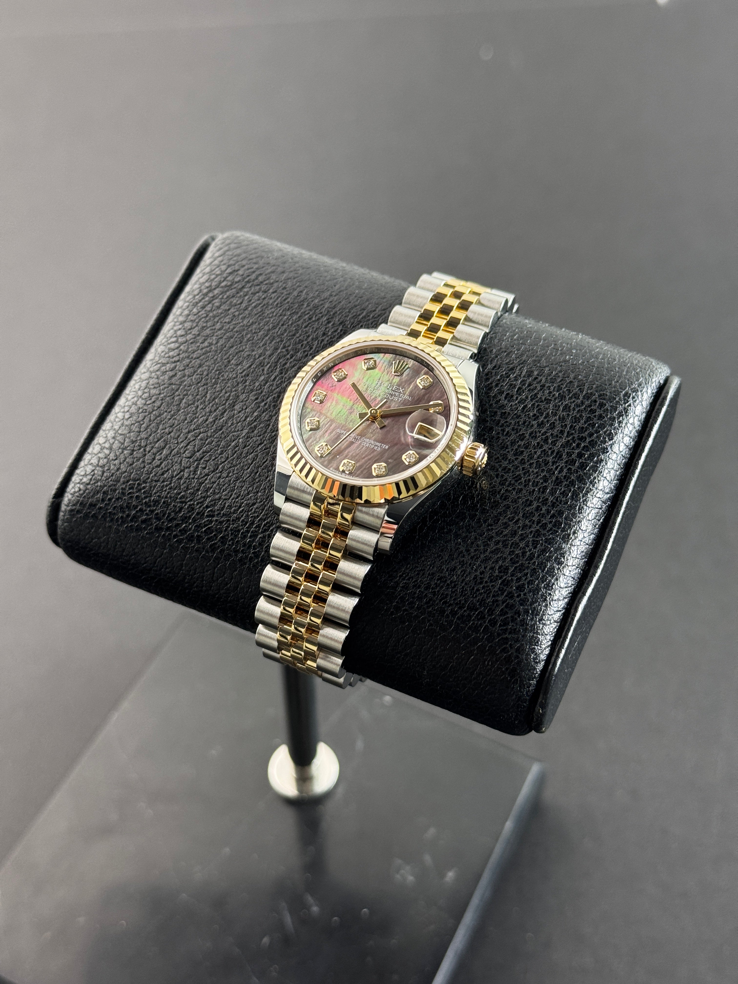 Rolex Datejust 31 Black Mother of Pearl