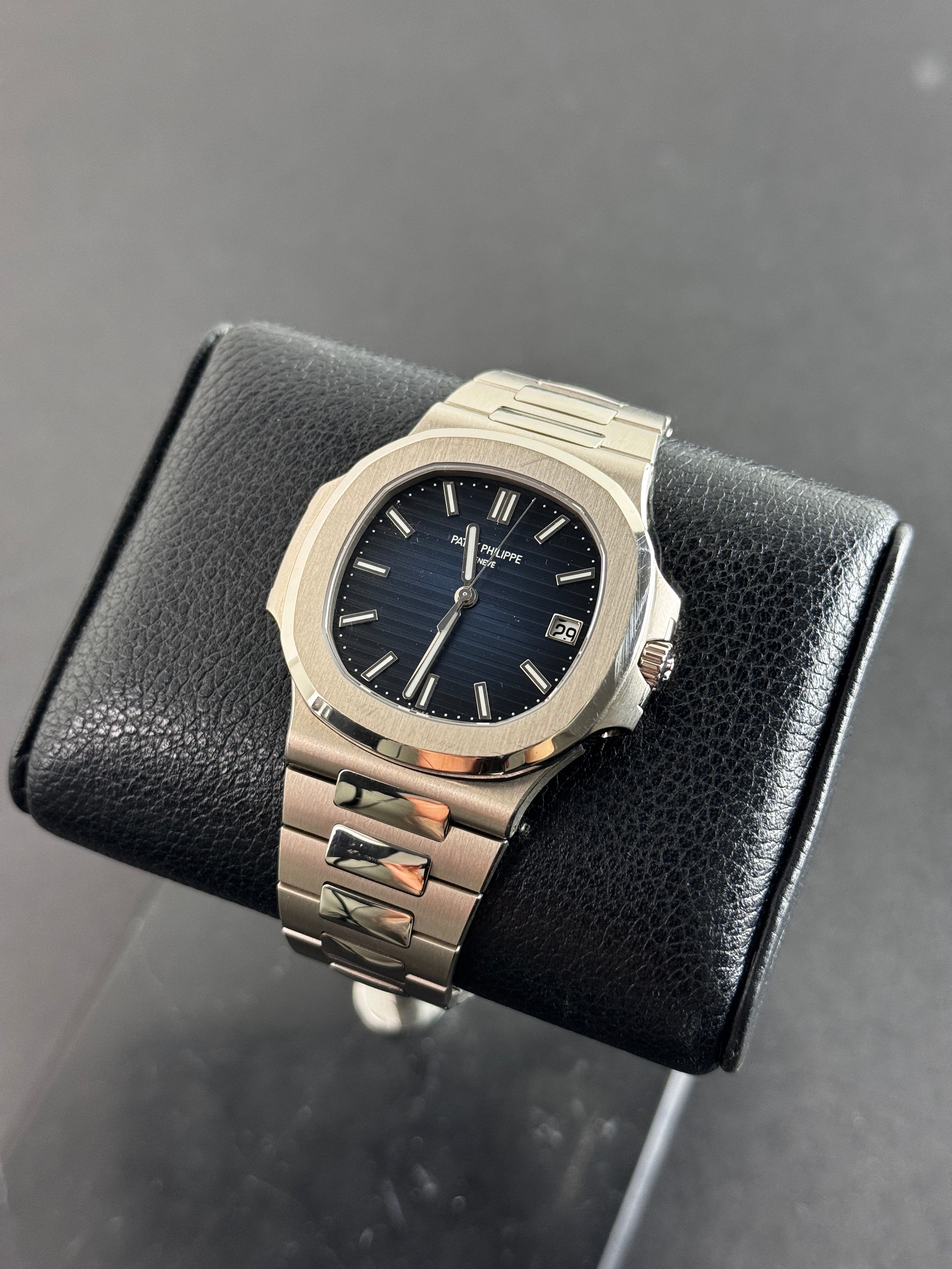 Patek Philippe Nautilus White Gold Blue Dial