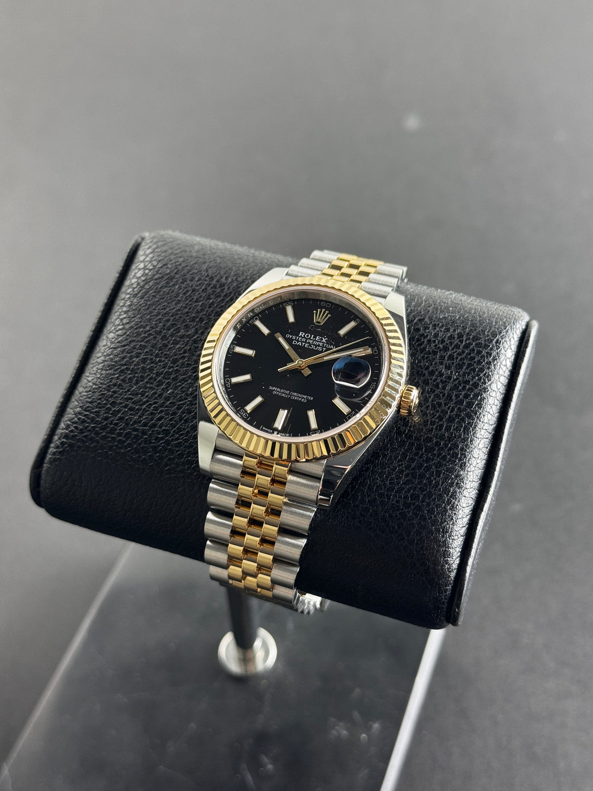 Rolex Datejust 41 Two Tone Black