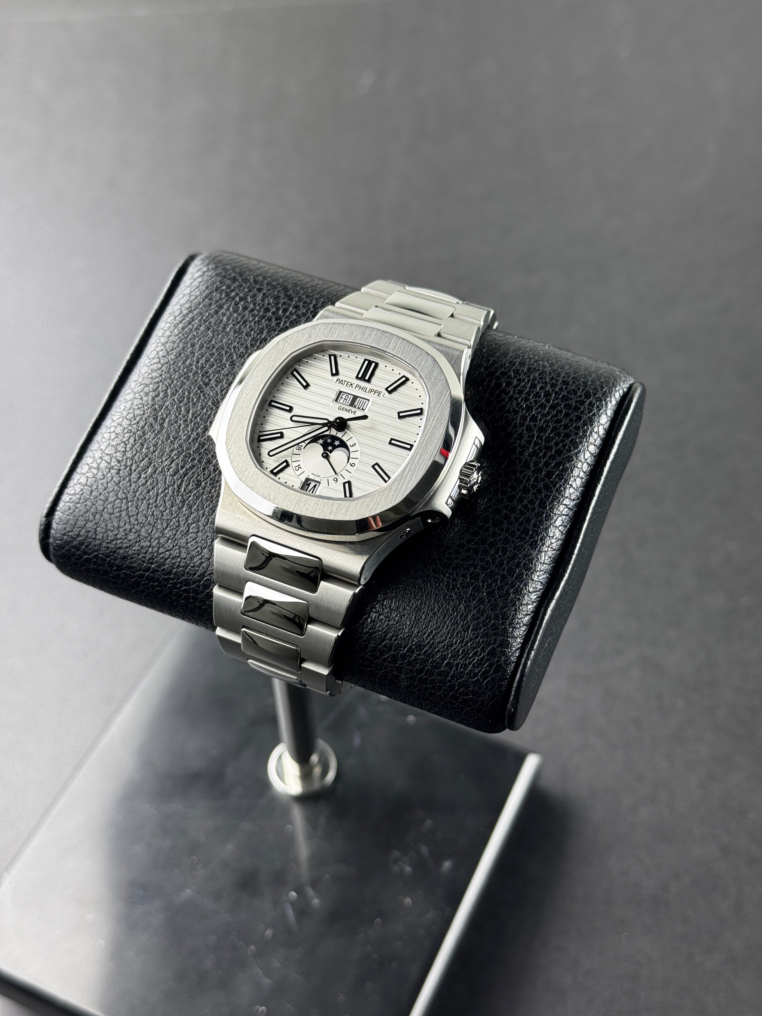 Patek Philippe 5726/1A Annual Calendar Moon Phases Piano Dial
