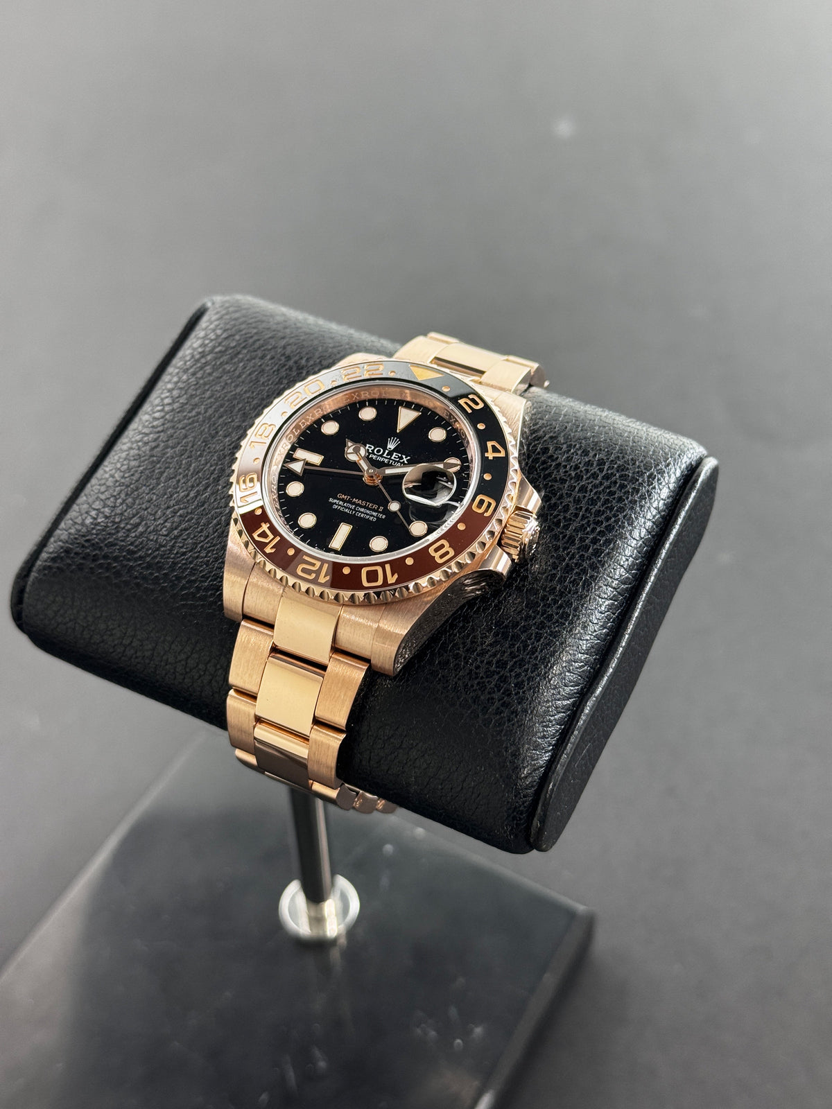 Rolex GMT Master II Rootbeer Rose Gold