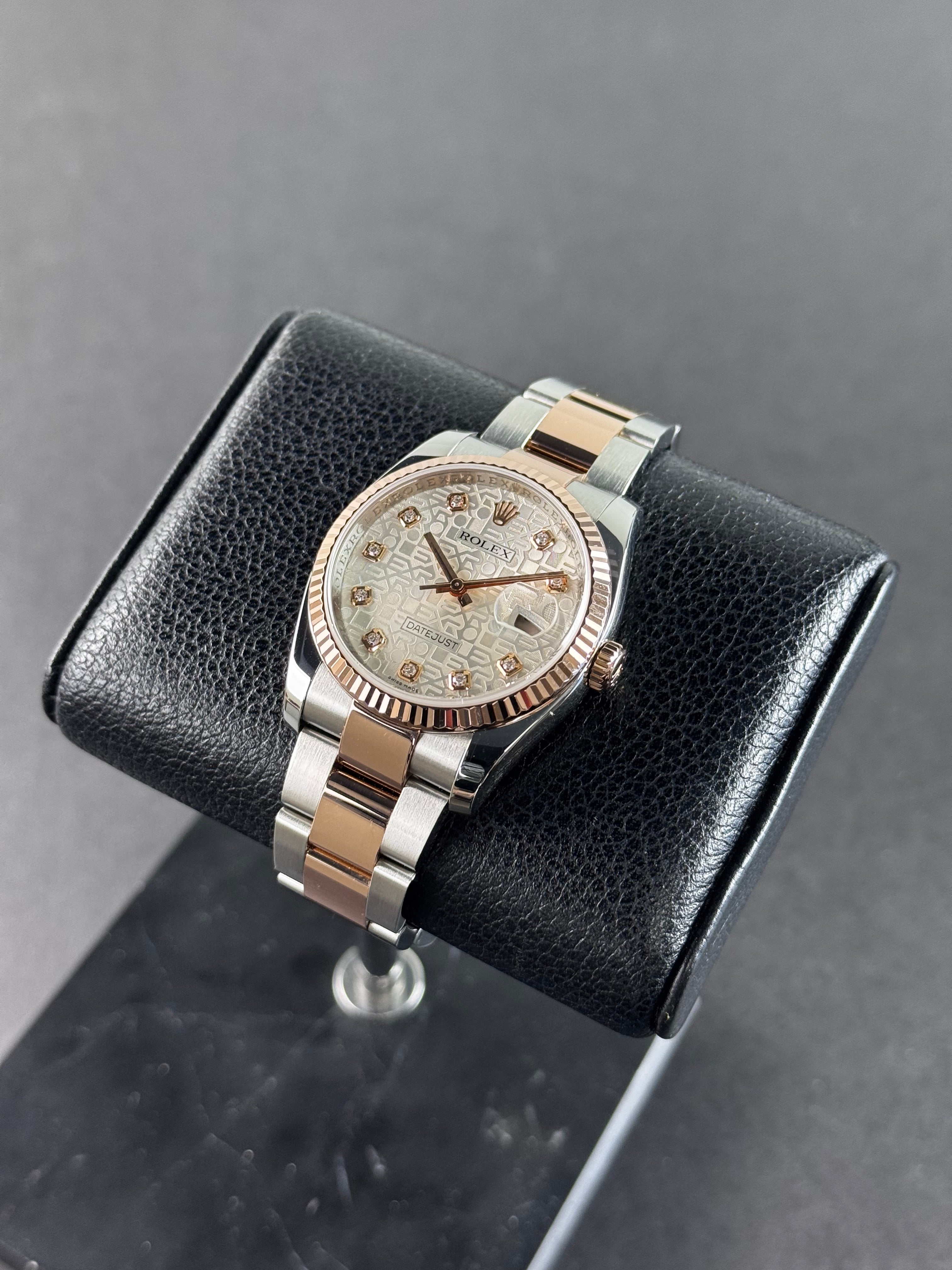 Rolex Datejust 36 Digital Dial Rose Gold