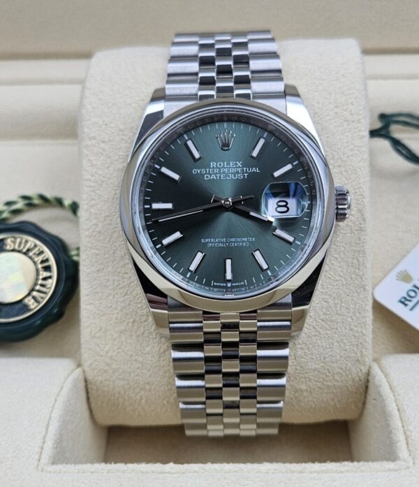 Datejust 36 Mint dial 126200  * 2022 *