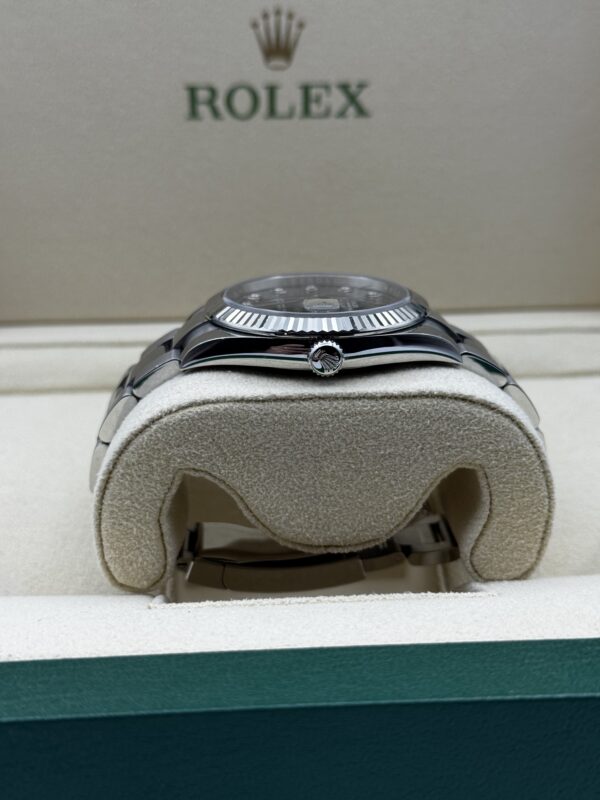 Rolex Datejust 41 Black Diam Marker - 126334 – Image 7