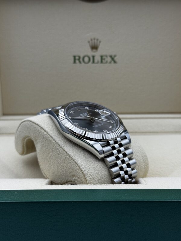 Rolex Datejust 41 Grey Diamond Dial - Image 4