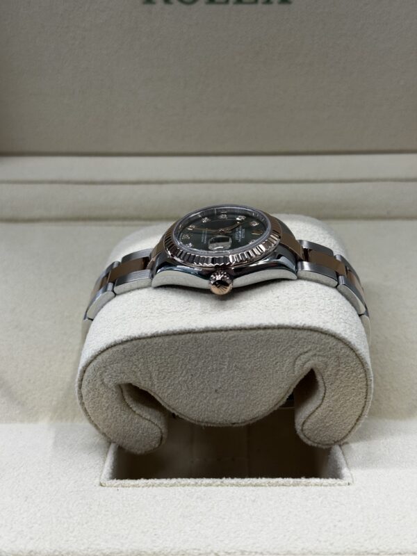 Rolex Datejust 28mm Olive Diamond Marker – Image 7