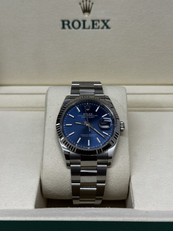 Rolex Datejust 36 SS Blue – Image 3
