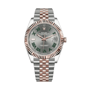 Rolex Datejust 41 Wimbledon Rose Gold Stainless Steel