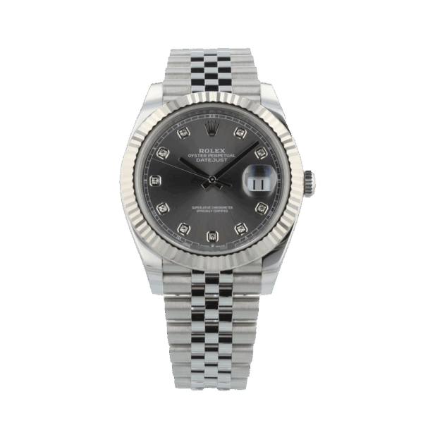 Rolex Datejust 41 Grey Diamond Dial