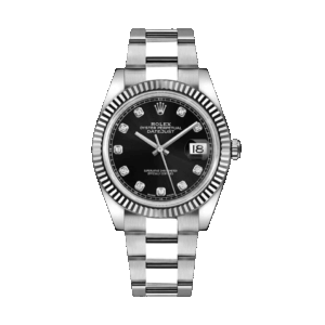 Rolex Datejust 41 Black Diam Marker - 126334
