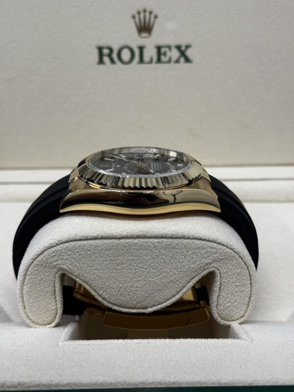 Rolex Sky Dweller Yellow Gold Green - Image 6
