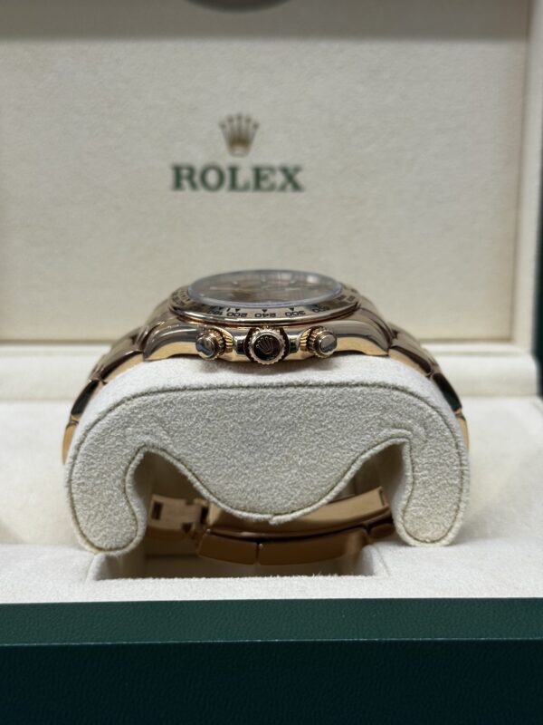Rolex Cosmograph Daytona Rose Gold Pink Rose Dial – Image 4