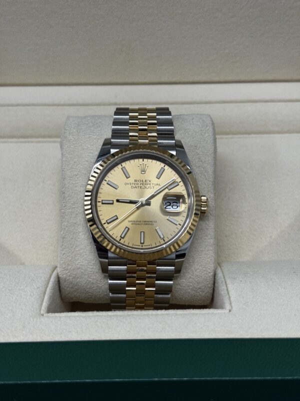 Rolex Datejust 36 TT Champagne Dial - Image 8