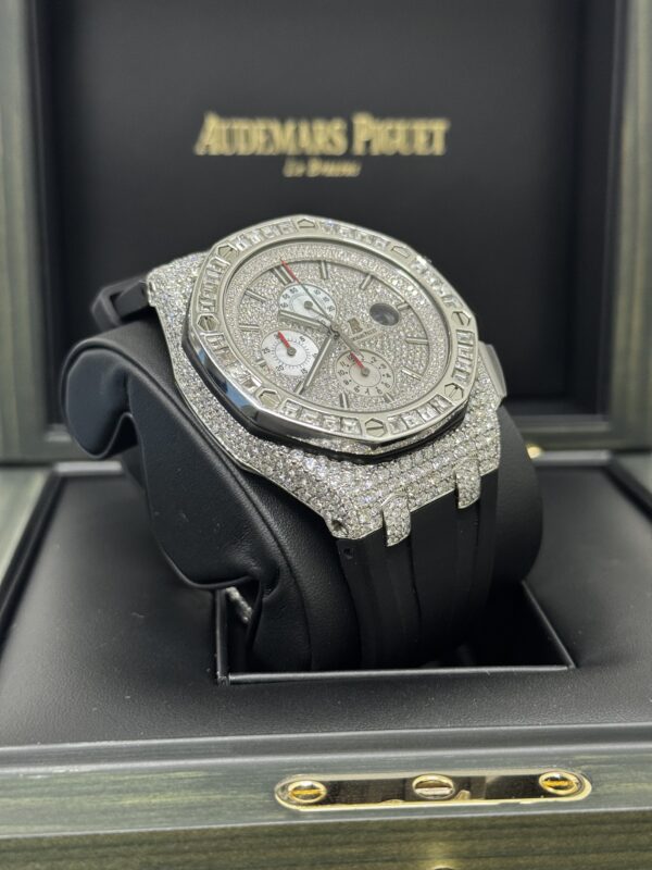 Audemars Piguet Royal Oak Off Shore Chrono Aftermarket Diamonds – Image 3