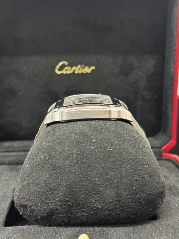 Cartier Santos Blue Dial Stainless – Image 7