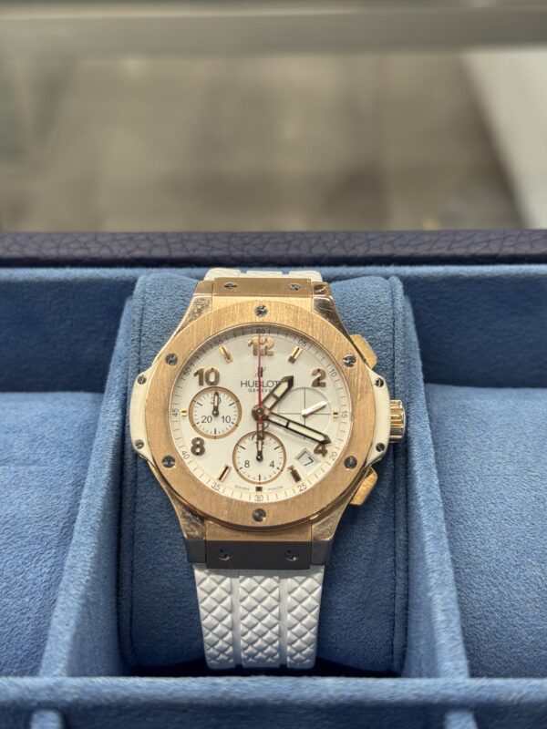Hublot Big Bang Ladies White Dial Rose Gold – Image 2