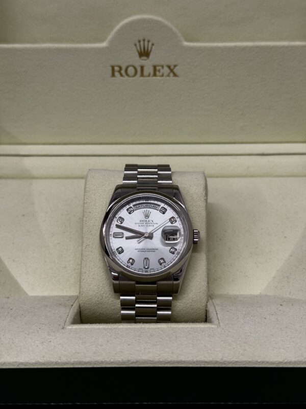 Rolex Day Date 36 Platinum 6 screws – Image 2
