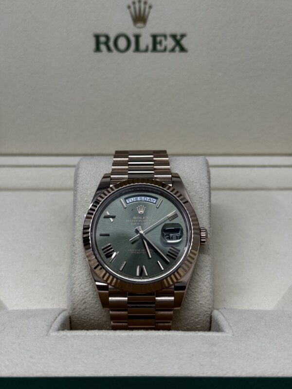 Rolex Day Date 40 Olive – Image 5