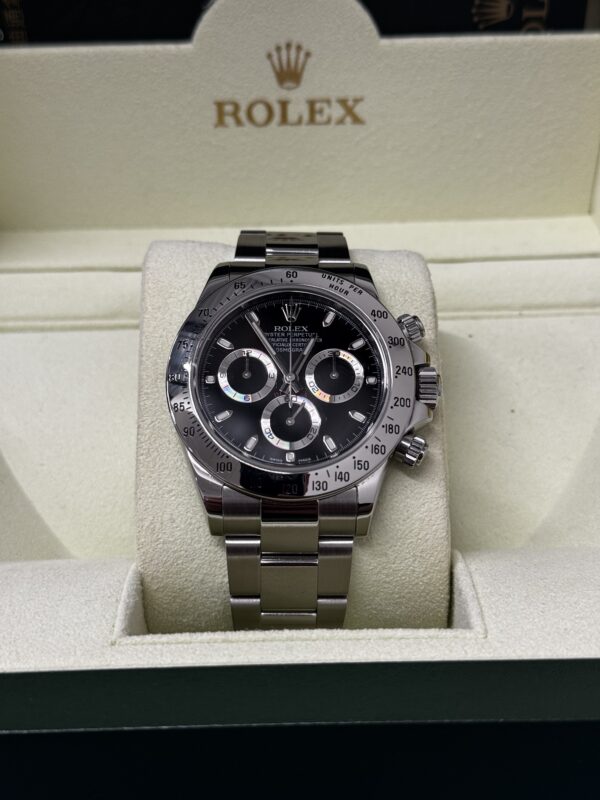Rolex Daytona Steel Black Dial – Image 7