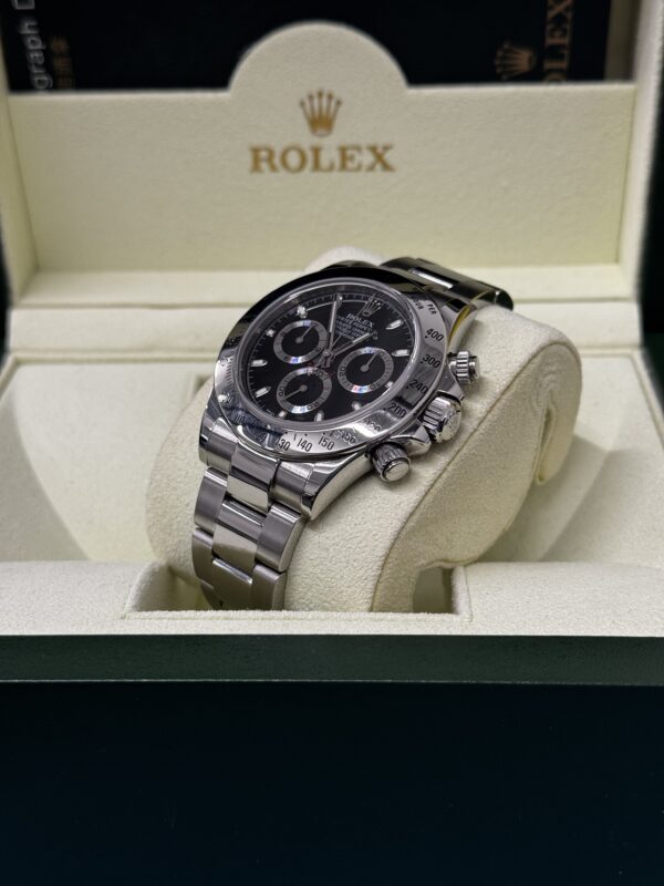 Rolex Daytona Steel Black Dial – Image 4