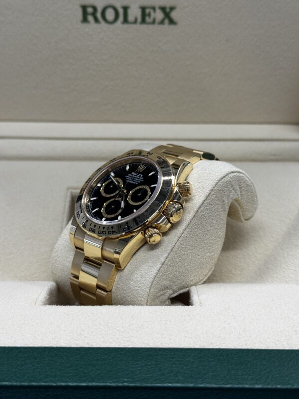 Rolex Daytona Yellow Gold Black Dial – Image 2