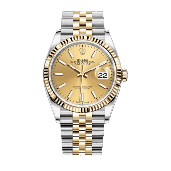 Rolex Datejust 36 TT Champagne Dial