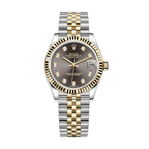Rolex Datejust 31mm Taupe/Grey Diamond Dial