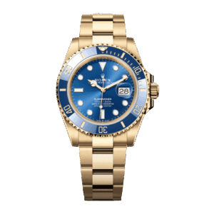 Rolex Submariner Date 18kt Yellow Gold Blue