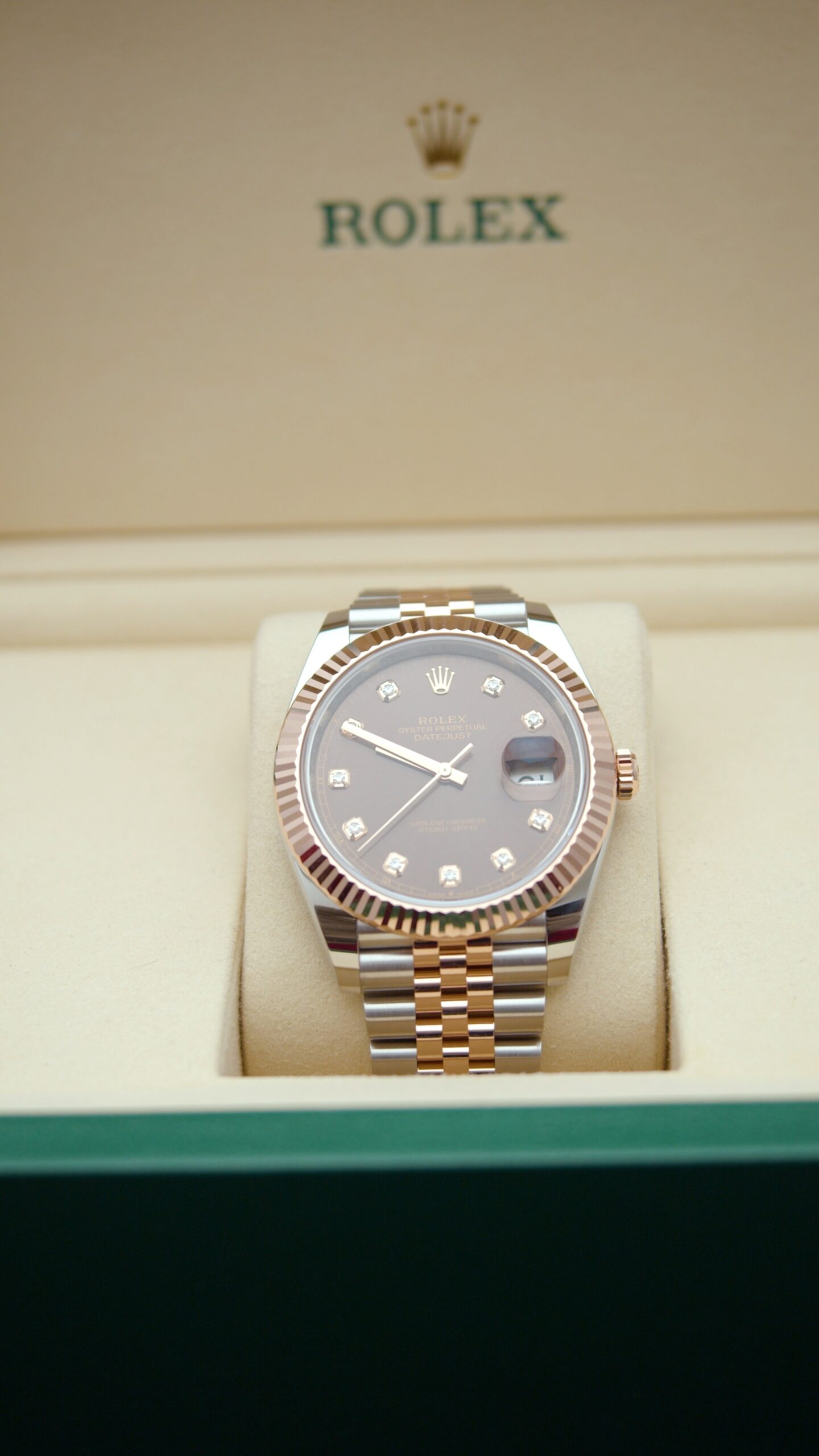 Rolex Datejust 41 Chocolate Diamond Dial - 126331 – Image 2