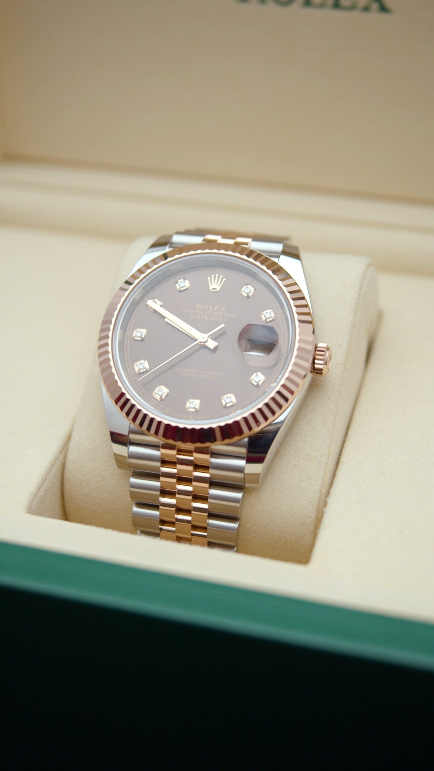 Rolex Datejust 41 Chocolate Diamond Dial - 126331 – Image 7