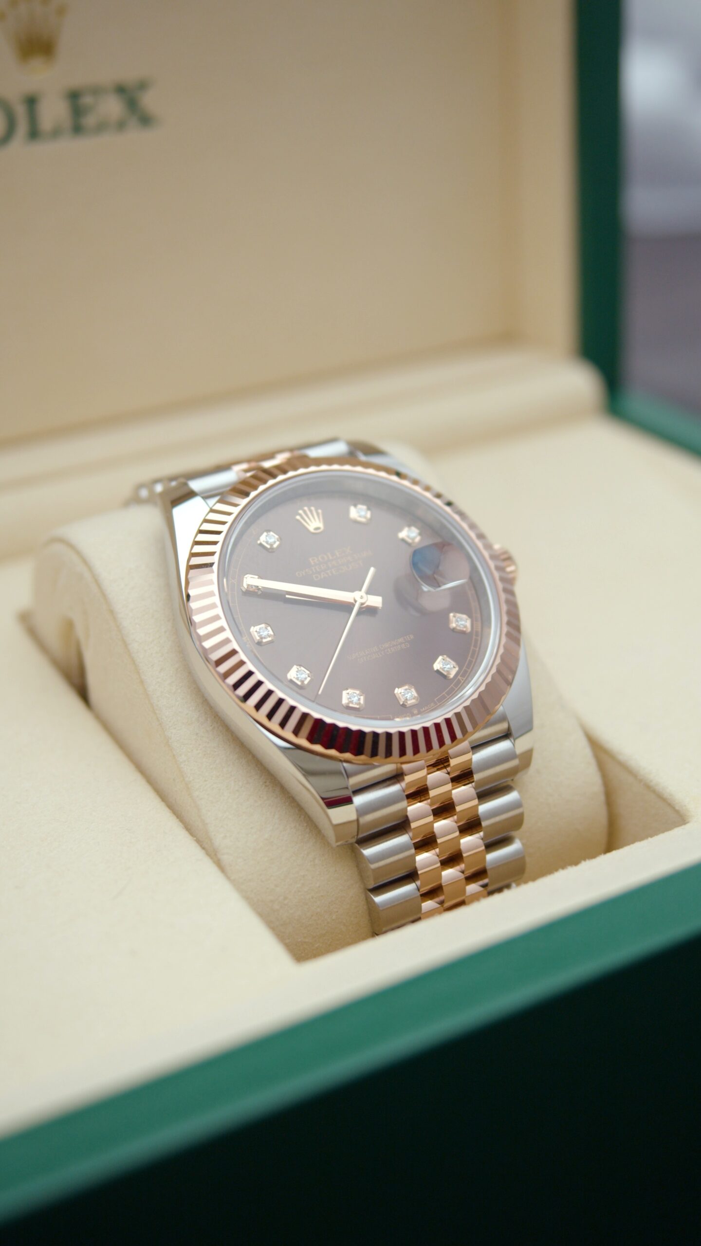 Rolex Datejust 41 Chocolate Diamond Dial - 126331 – Image 6