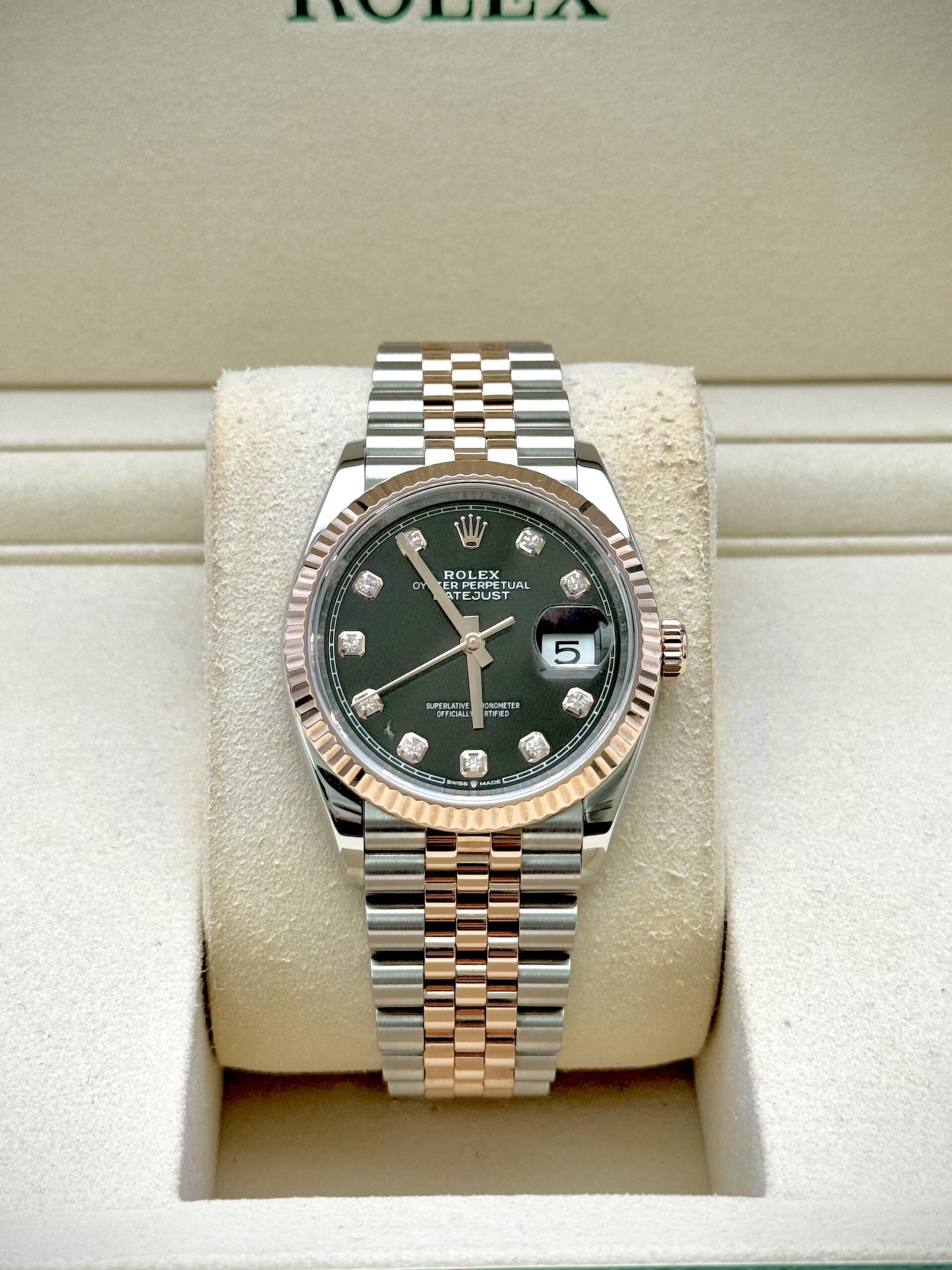 Rolex Datejust 36 TT Black Diam Marker - 126231 – Image 4