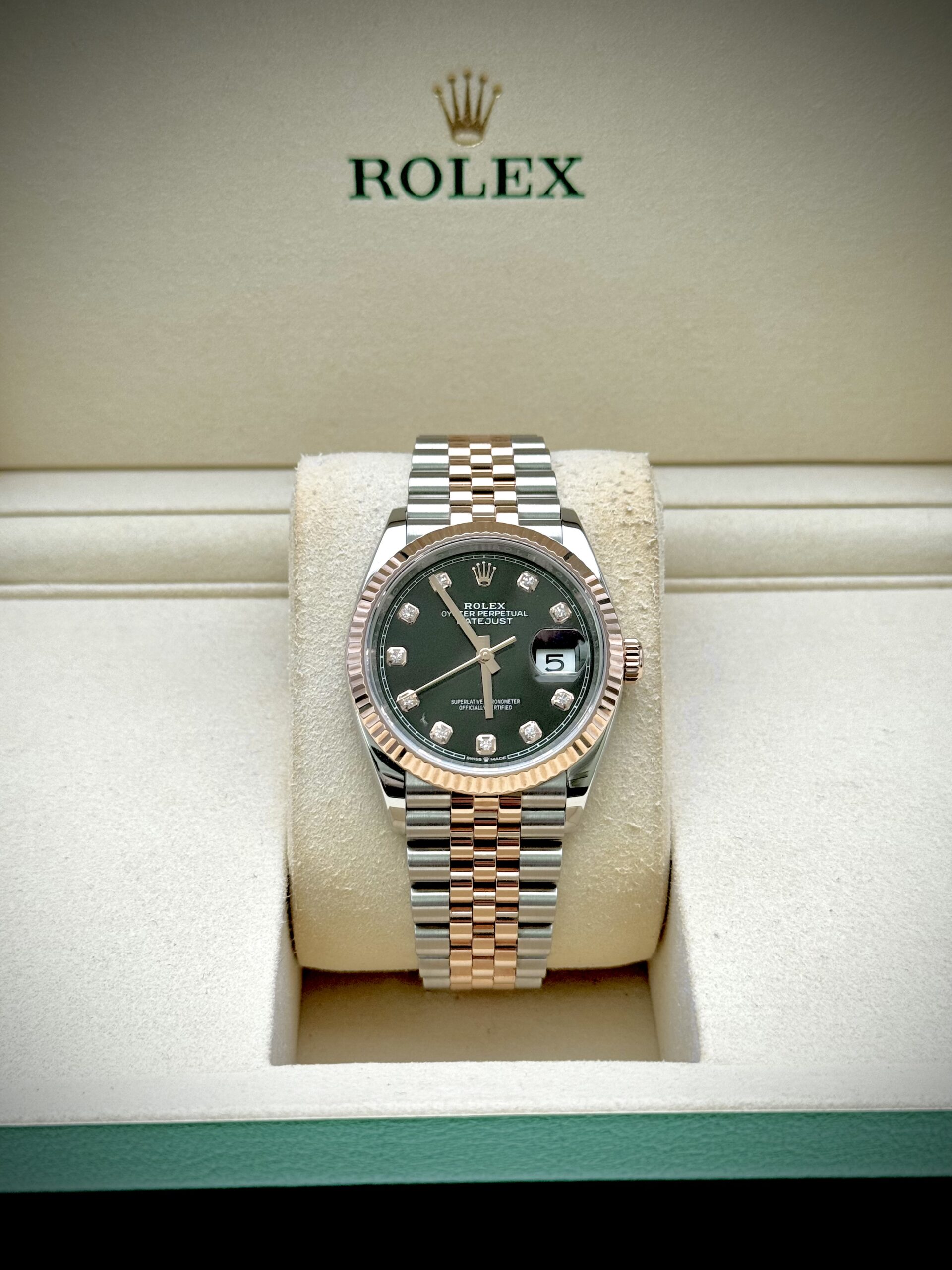 Rolex Datejust 36 TT Black Diam Marker - 126231 – Image 7