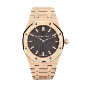 Audemars Piguet Royal Oak Rose Gold Black Dial - 15400or