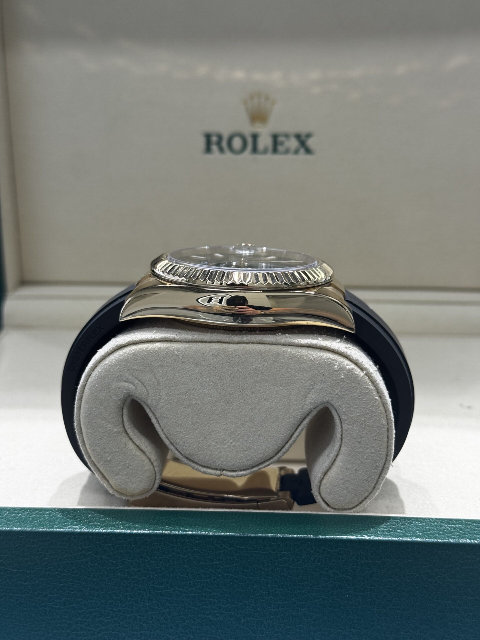 Rolex Sky-Dweller Black Dial Oysterflex – Image 2