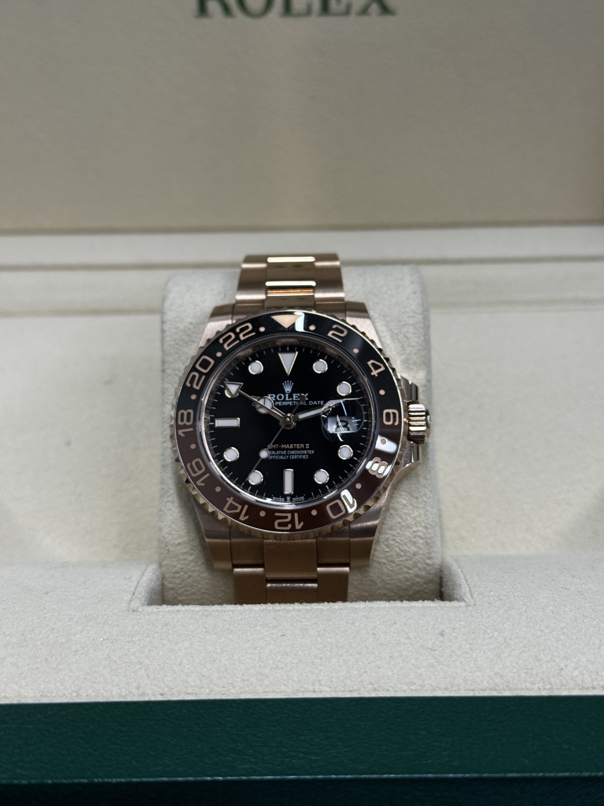 Rolex GMT Master II Full Rose Rootbeer – Image 5