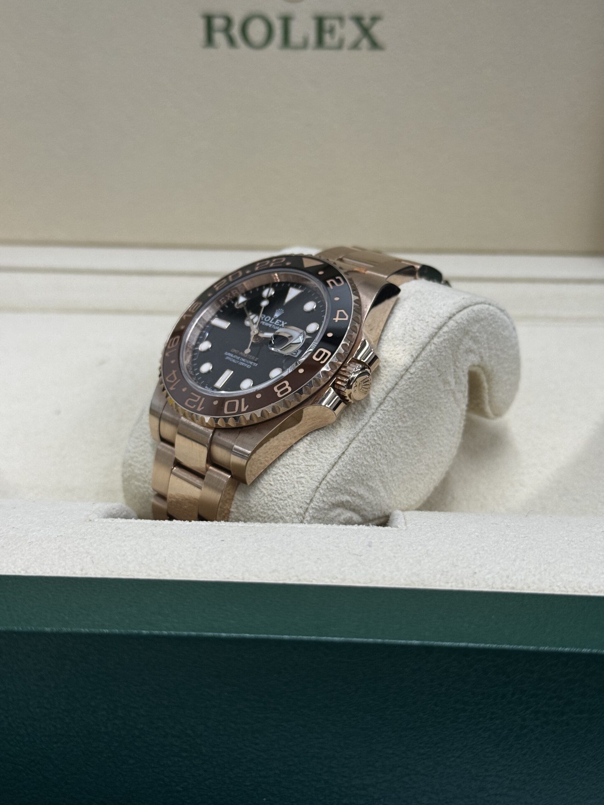 Rolex GMT Master II Full Rose Rootbeer – Image 4