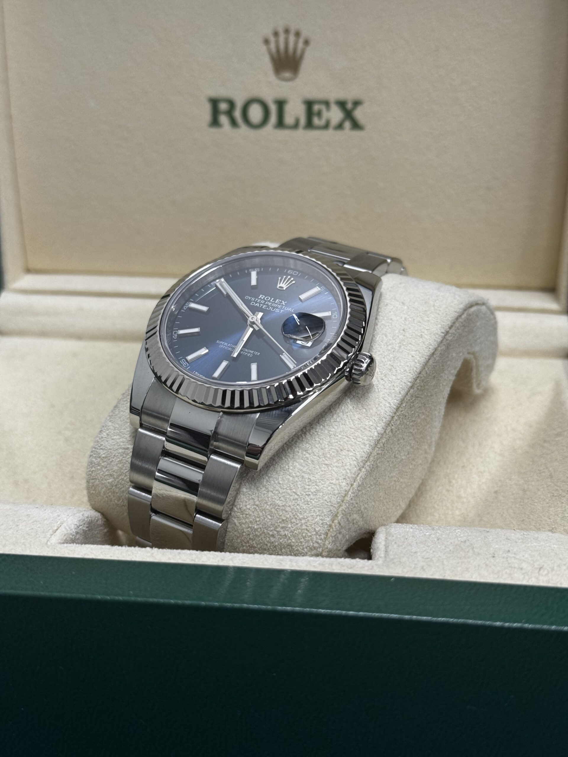 Rolex Datejust 41 Blue Dial Oyster – Image 4