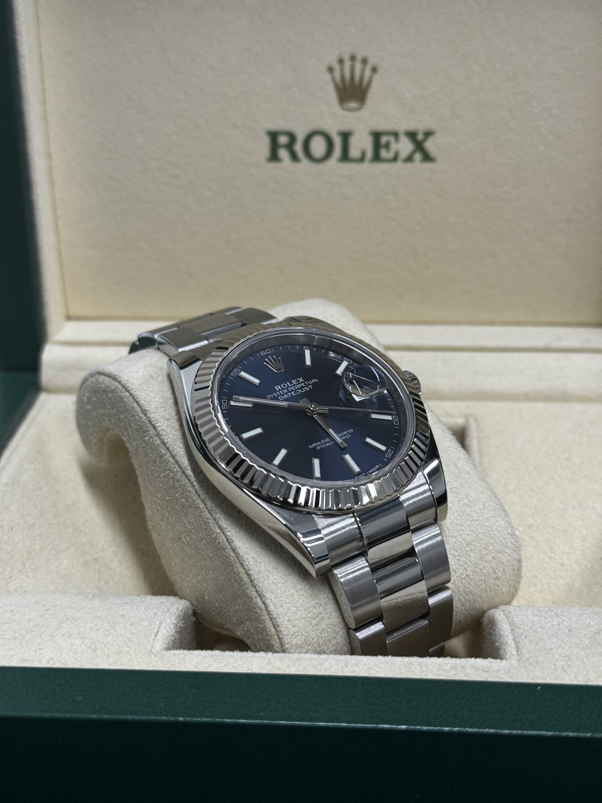 Rolex Datejust 41 Blue Dial Oyster – Image 5