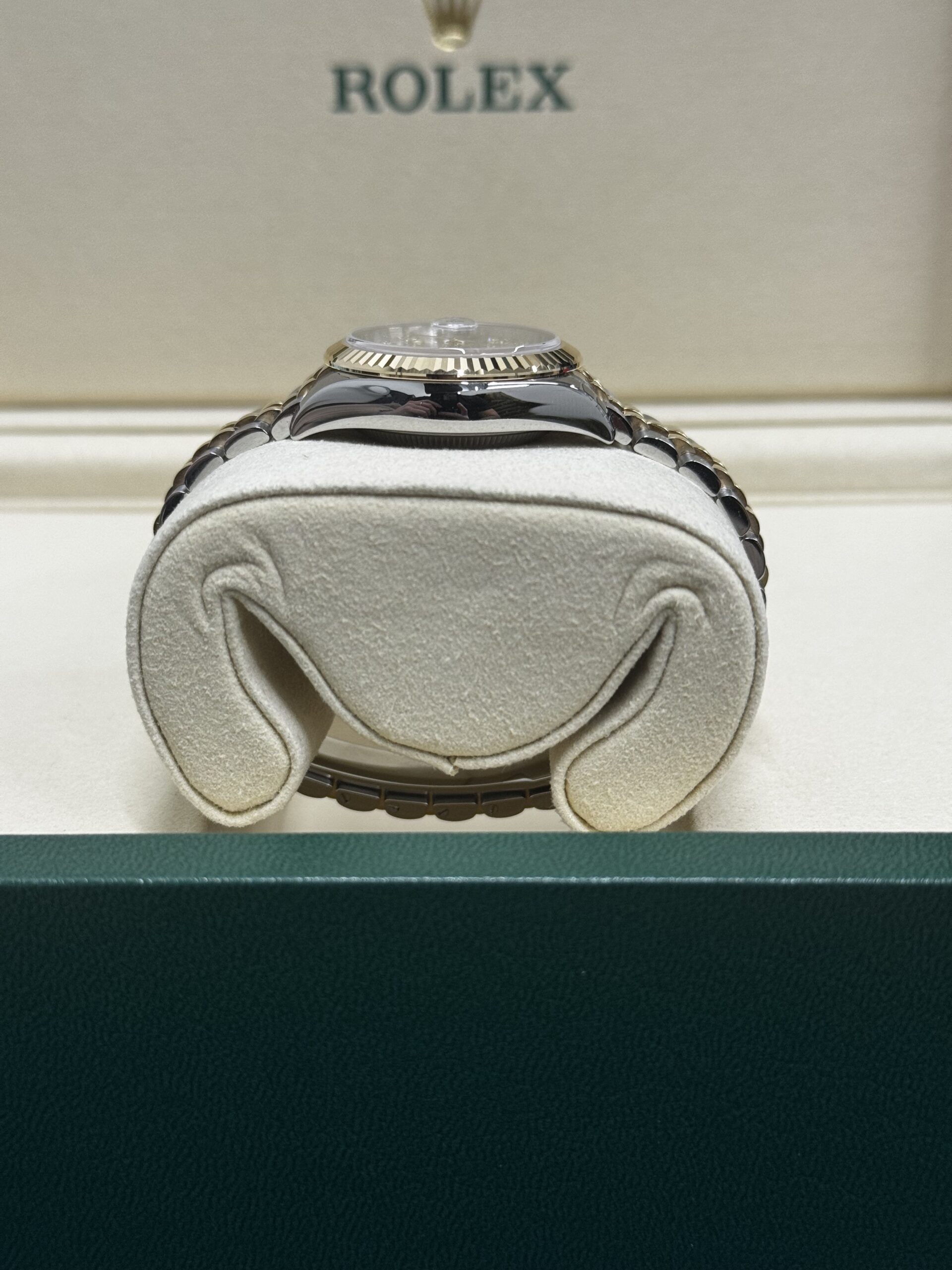 Rolex Datejust 28 Two Tone Silver Diamond Dial – Image 5