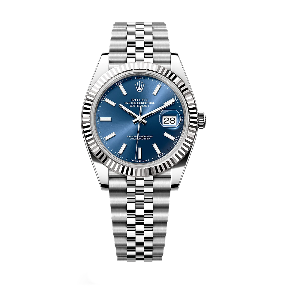 Rolex Datejust 41 Blue Dial Oyster