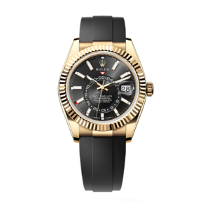 Rolex Sky-Dweller Black Dial Oysterflex