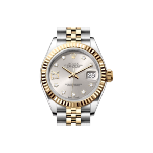 Rolex Datejust 28 Two Tone Silver Diamond Dial